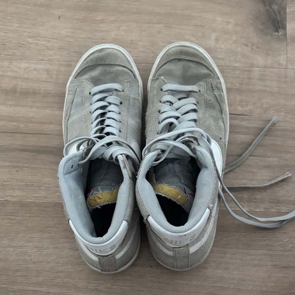 Gray High-Top Men's Nike blazers